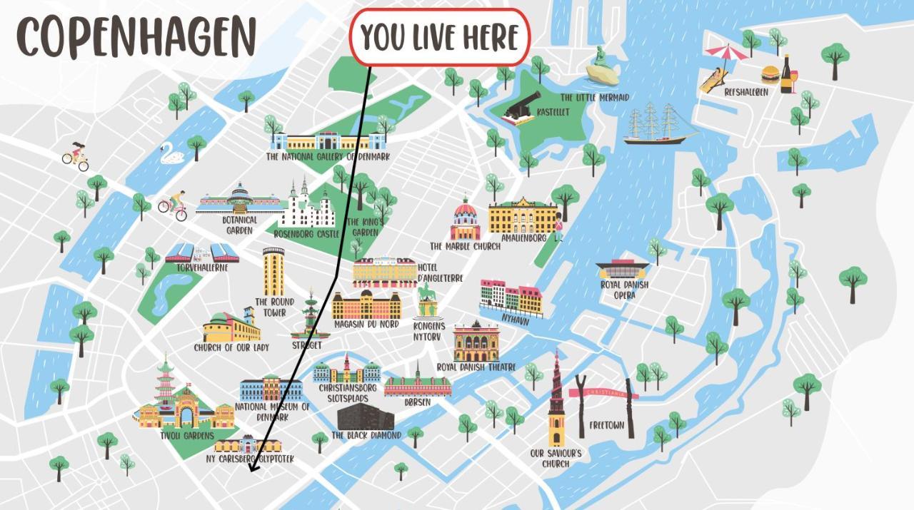 Xl Exclusive Penthouse By Copenhagen City & Tivoli Extérieur photo